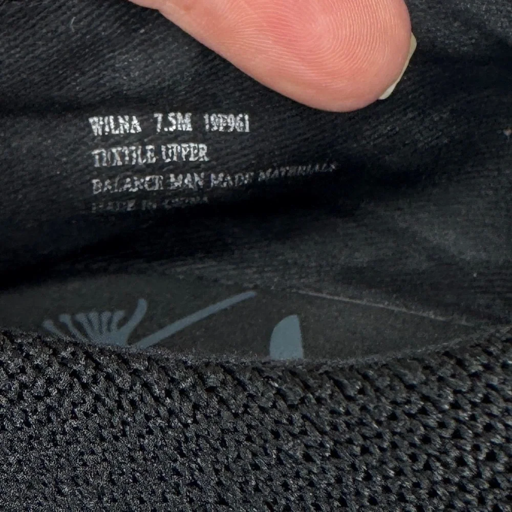 OTBT Wilma Black Textile Lace up‎ Sneakers Shoes Size 7.5